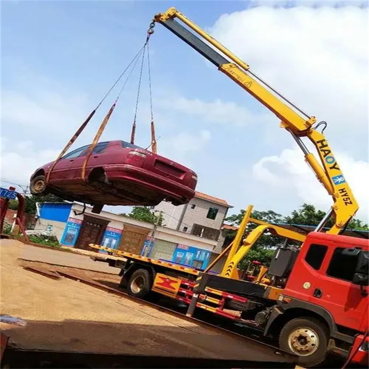 唐山路南吊车吊汽车的正确方法